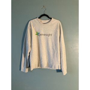 Myriad gray unisex sweatshirt crewneck pharmaceutical Genesight size x-large